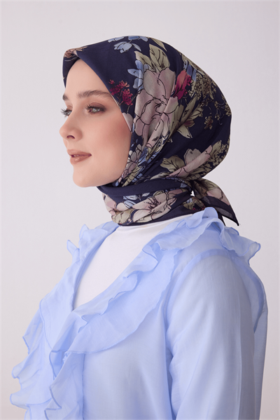 Belli Fresh Paulista Eşarp - 3487-25 Lacivert