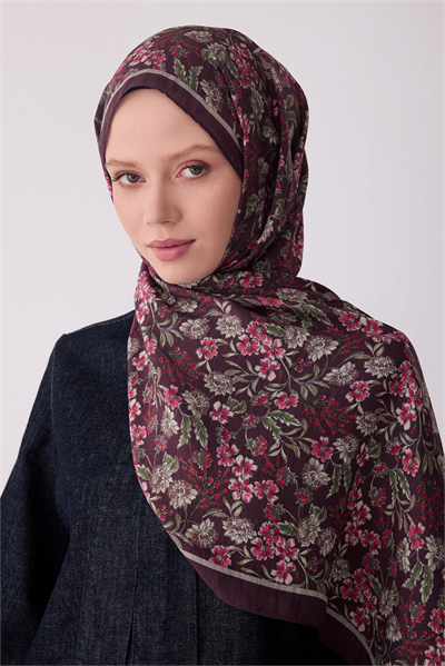 Belli Fresh Sanda Şal - 3114-14 Bordo