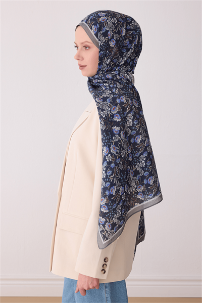 Belli Fresh Sanda Şal - 3114-25 Lacivert