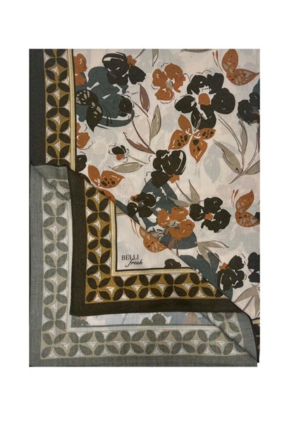 Belli Fresh Viona Şal - 3203-06 Haki Bej