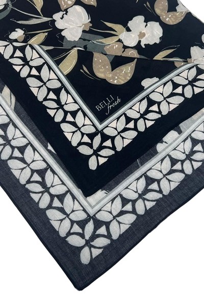 Belli Fresh Viona Şal - 3203-11 Siyah Taş