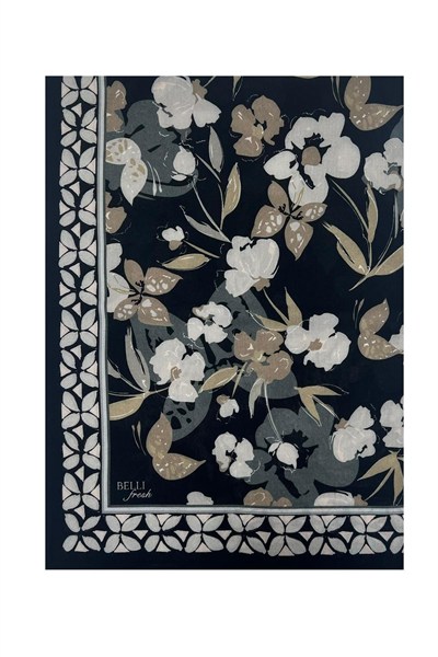 Belli Fresh Viona Şal - 3203-11 Siyah Taş