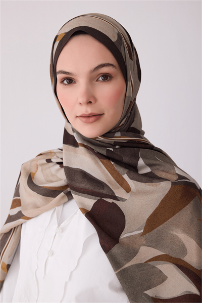 Belli Fresh Viona Şal - 3273-23 Vizon Taş