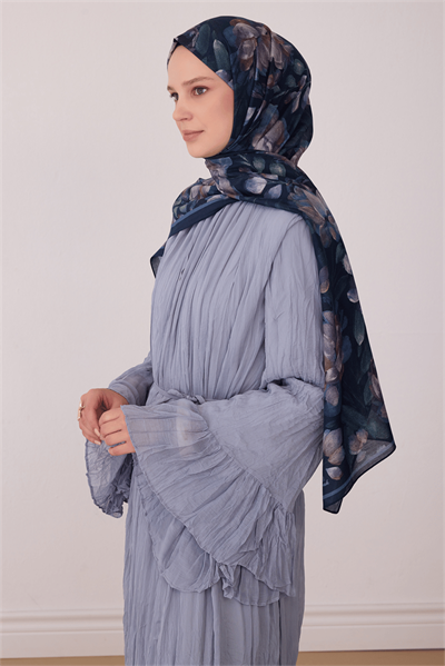 Belli Fresh Vual Şal - 4128-03 Lacivert