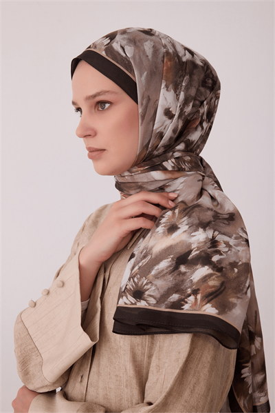 Belli Fresh Vual Şal - 4149-105 Kahverengi