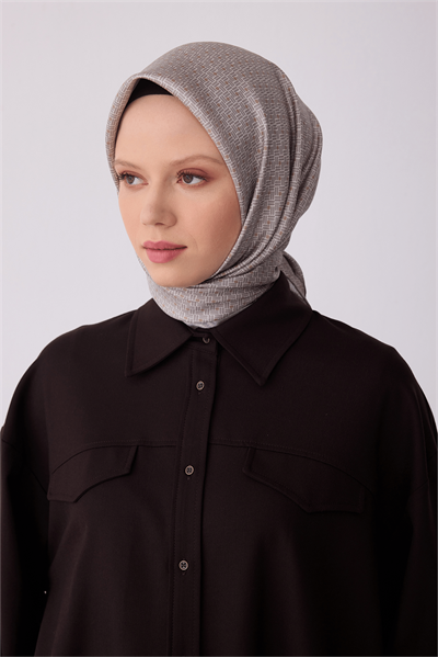 Belli İpek Eşarp - 4317-05 Taş Twill