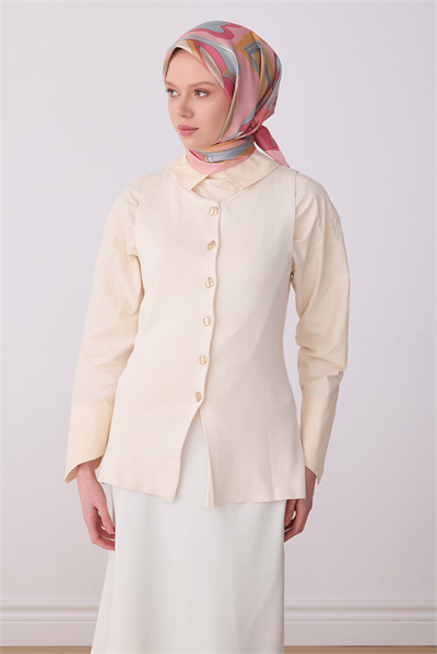 Belli İpek Eşarp - 4318-02 Pembe Twill