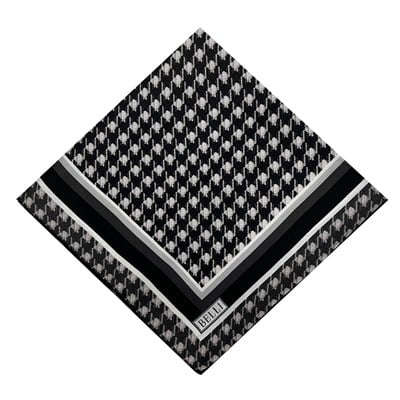 Belli Twill İpek Eşarp - 4000-03 Siyah