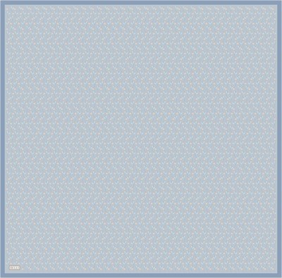 Belli Twill İpek Eşarp - 4001-01 Mavi