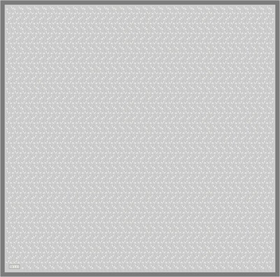 Belli Twill İpek Eşarp - 4001-04 Gümüş