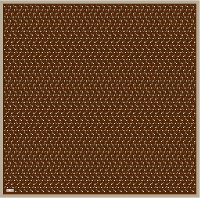 Belli Twill İpek Eşarp - 4001-36 Bordo
