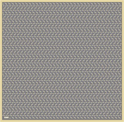 Belli Twill İpek Eşarp - 4001-53 Füme Sarı