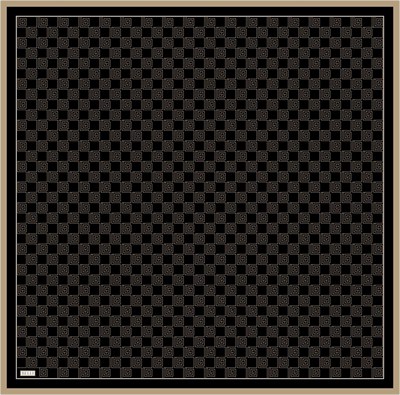 Belli Twill İpek Eşarp - 4003-01 Siyah Vizon