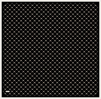 Belli İpek Eşarp - 4006-05 Siyah Twill