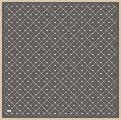 Belli Twill İpek Eşarp - 4006-07 Füme