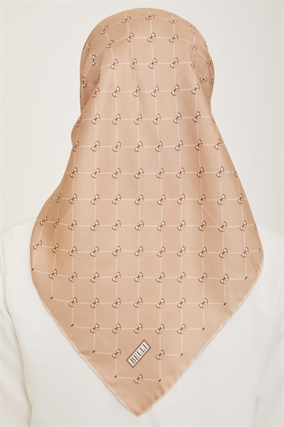 Belli İpek Eşarp - 4006-37 Gold Twill
