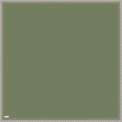 Belli Twill İpek Eşarp - 4009-03 Yeşil