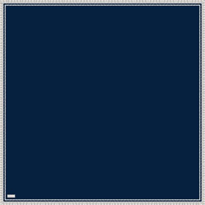 Belli Twill İpek Eşarp - 4009-12 Lacivert