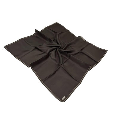 Belli İpek Eşarp - 4009-53 Kahverengi Twill