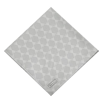 Belli Twill İpek Eşarp - 4031-87 Gümüş