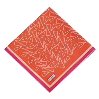 Belli Twill İpek Eşarp - 4060-80 Turuncu