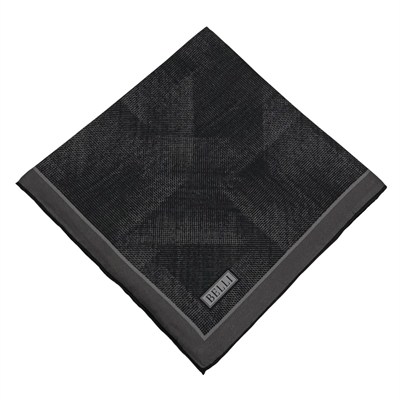 Belli Twill İpek Eşarp - 4201-50 Siyah