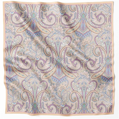Belli Twill İpek Eşarp - 4202-33 Soft Taş Pembe