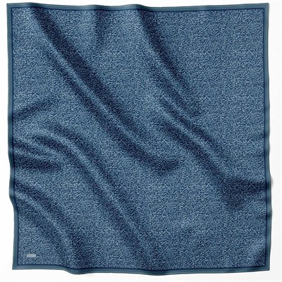 Belli Twill İpek Eşarp - 4208-51 Lacivert