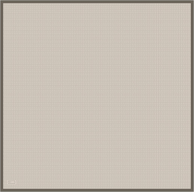 Belli Twill İpek Eşarp - 4321-51 Kahverengi
