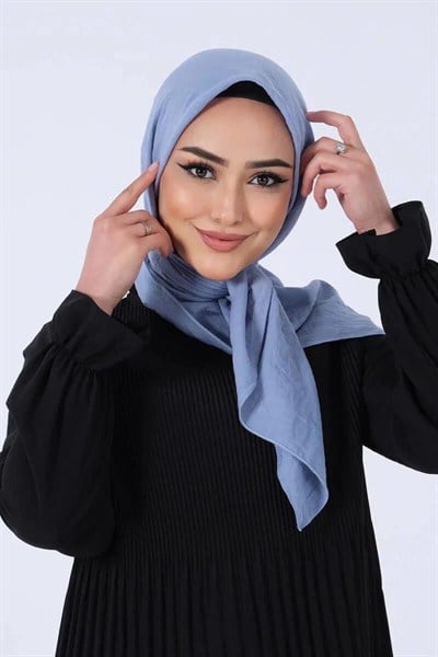 Harem Scarf Amor Eşarp - Kot Mavi