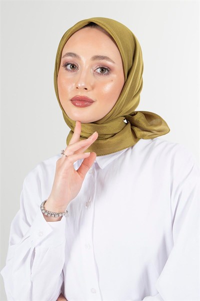 Harem Scarf Brisa Vual Eşarp - Yağ Yeşili