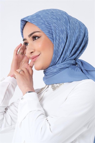 Harem Scarf Viskon Eşarp - İdil - Mavi