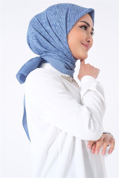 Harem Scarf Viskon Eşarp - İdil - Mavi