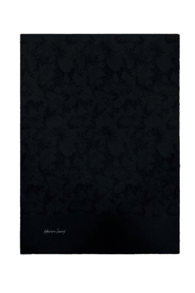 Harem Scarf Viskon Şal - Gold Derin - Siyah