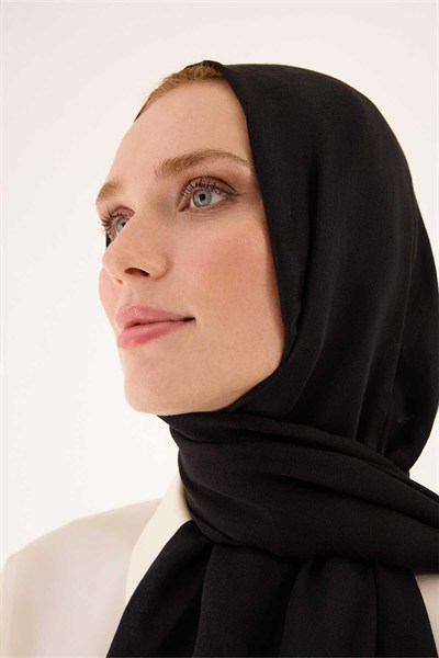 Imannoor Ferah Tensel Şal - Güneş Doğarken - Siyah