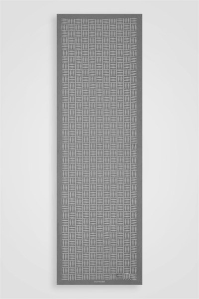 Imannoor Twill İpek Şal - Iman Kare - Gri