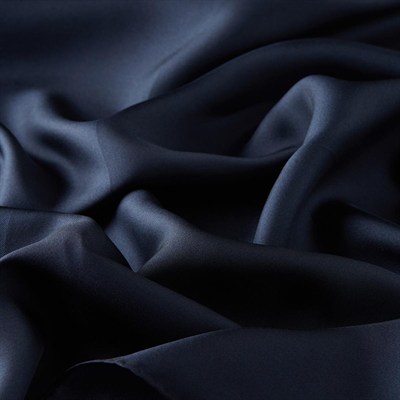 İpekevi Düz Twill İpek Eşarp - Lacivert