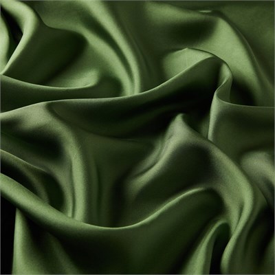 İpekevi Düz Twill İpek Eşarp - Orman Yeşili