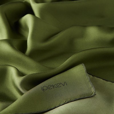 İpekevi Düz Twill İpek Eşarp - Osmanlı Yeşili