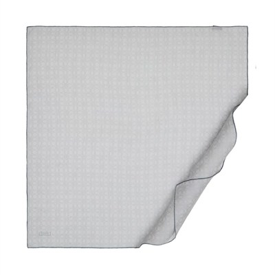 İpekevi Monogram Eşarp - Buz Beyazı