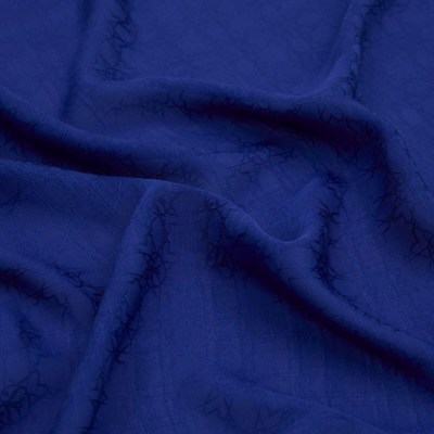 İpekevi Monogram Eşarp - Saks Mavisi