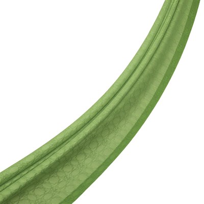 İpekevi Monogram Şal - Fıstık Yeşili