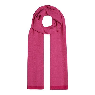 İpekevi Monogram Şal - Magenta