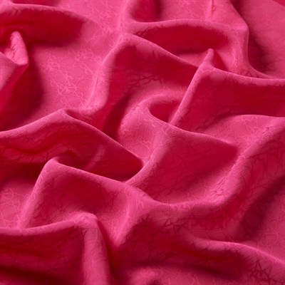 İpekevi Monogram Şal - Magenta