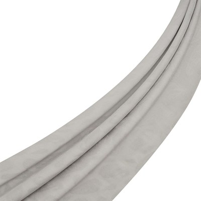 İpekevi Monogram Şal - Paisley Desenli - Gümüş