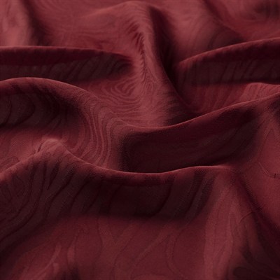 İpekevi Monogram Şal - Zebra Desenli - Bordo