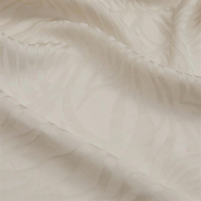 İpekevi Monogram Şal - Zebra Desenli - Kum Beyazı