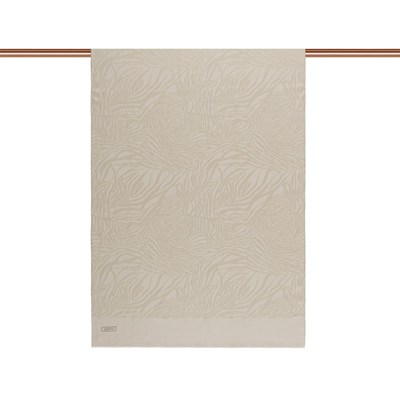 İpekevi Monogram Şal - Zebra Desenli - Krem