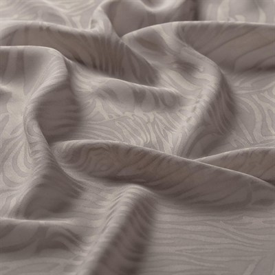 İpekevi Monogram Şal - Zebra Desenli - Vizon