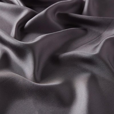 İpekevi Twill İpek Eşarp - Çerçeve - Koyu Füme